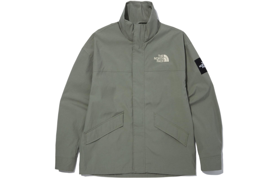 THE NORTH FACE Jackets Men's Green Stand Collar Moderate Other