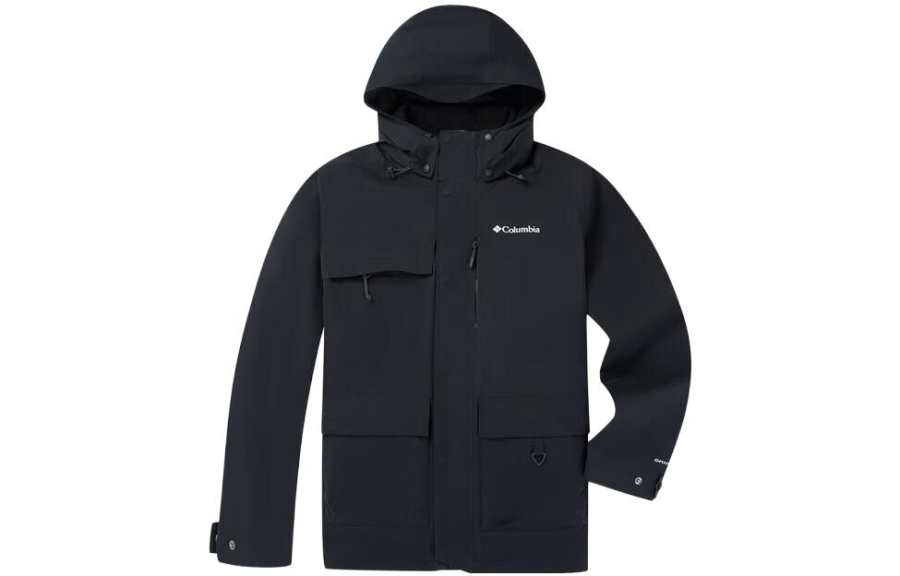 Columbia Waterproof, Windproof, Breathable, Thermal, Water Repellent Windbreaker Jacket Men's Black