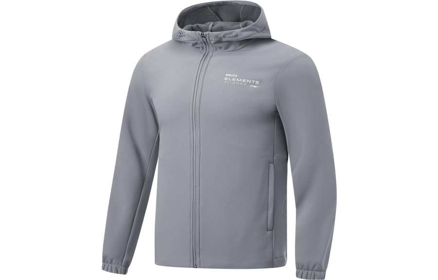 Li-Ning Li Ning Fitness Series Jacket Men's Rubble Gray