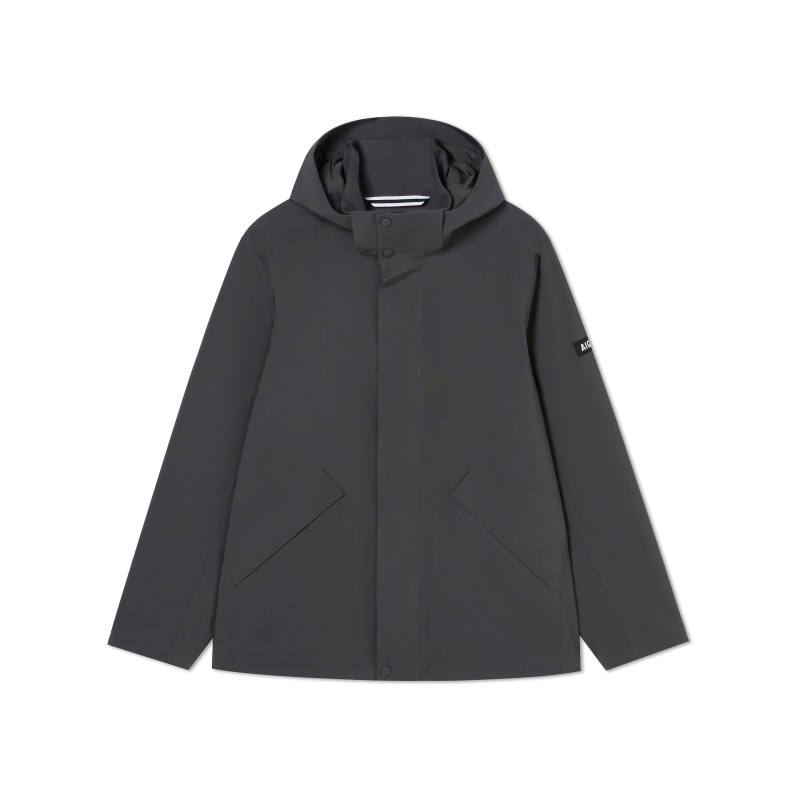 AIGLE AIGLE Jacket Men's Carbon Fiber Gray