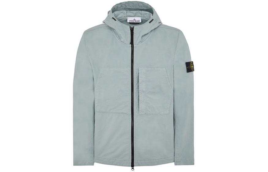 STONE ISLAND Jackets & Coats Unisex Light Blue