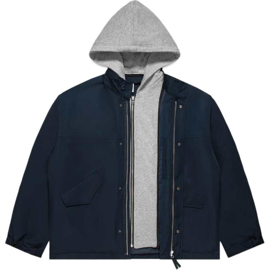 CLOT Life Is A Game Series Jackets Unisex Navy Hooded Moderate Other