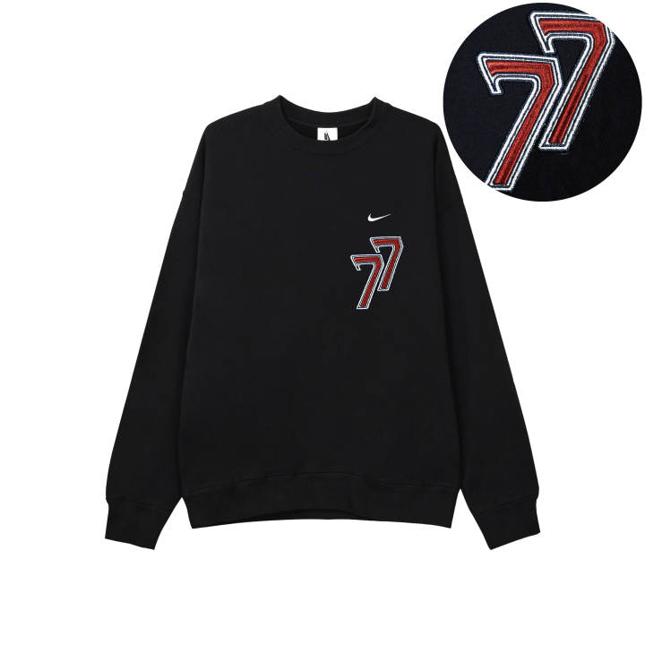 Nike Nike Sweatshirts Men's Black Crew Neck Moderate Regular
