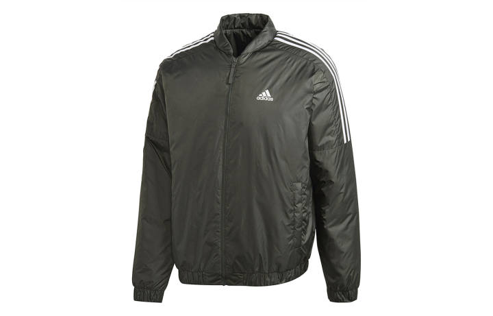 Adidas Adidas Puffer Jackets Men's Ruins Green Baseball Collar Moderate Other