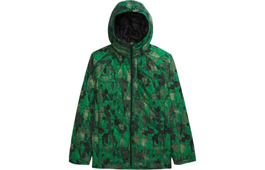 THE NORTH FACE Men's Circaloft Hoodie Jackets & Coats Men's Jadeite Green Camouflage