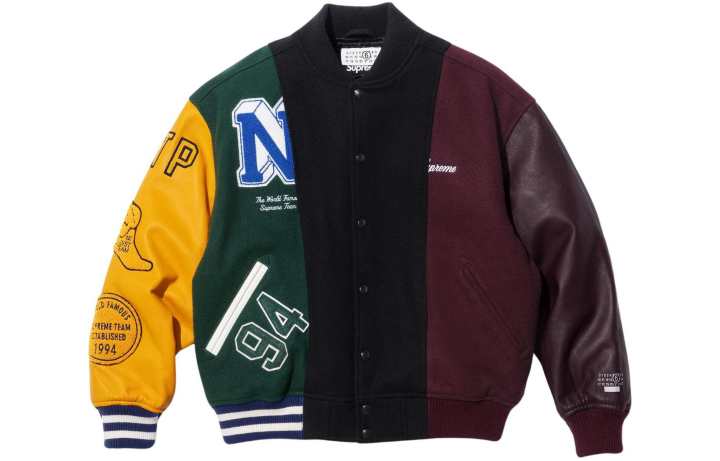 Supreme Supreme MM6 Maison Margiela Split Varsity Jacket