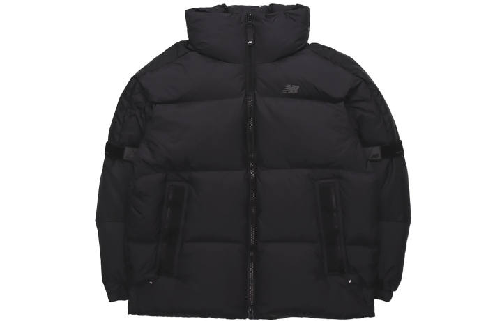 New Balance New Balance Down Jackets Unisex Black Stand Collar Thickened Other