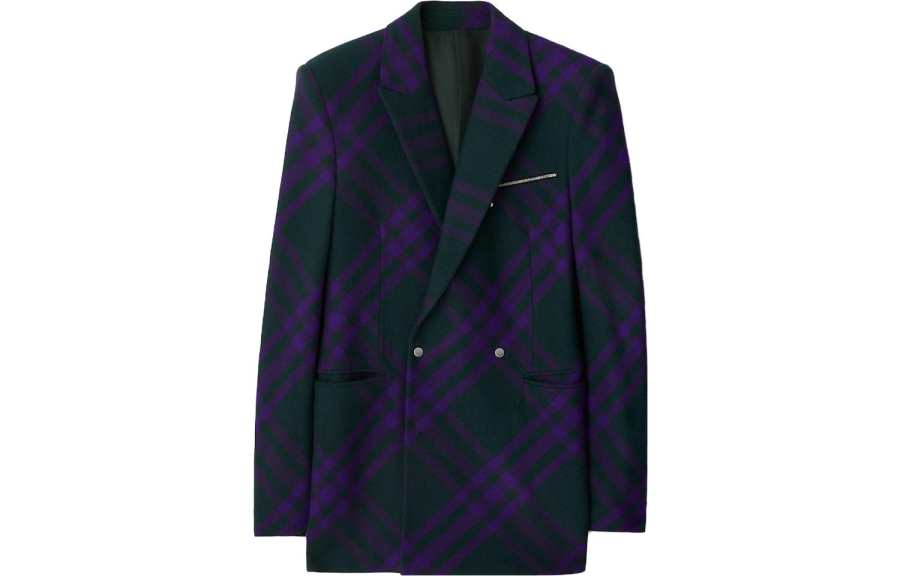 Burberry FW23 Business Suit Coat Men's Purple
