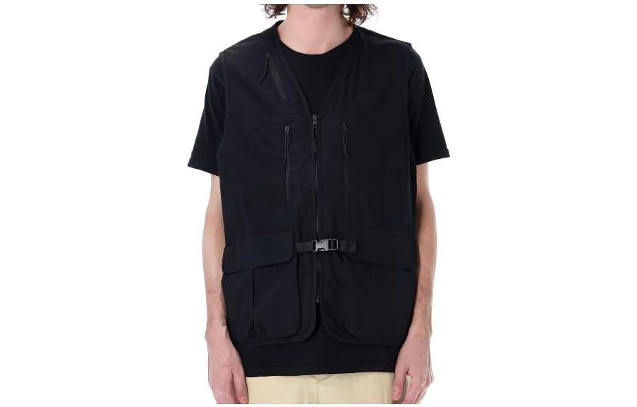 THE NORTH FACE Vests Men's Black V Neck Moderate Workwear