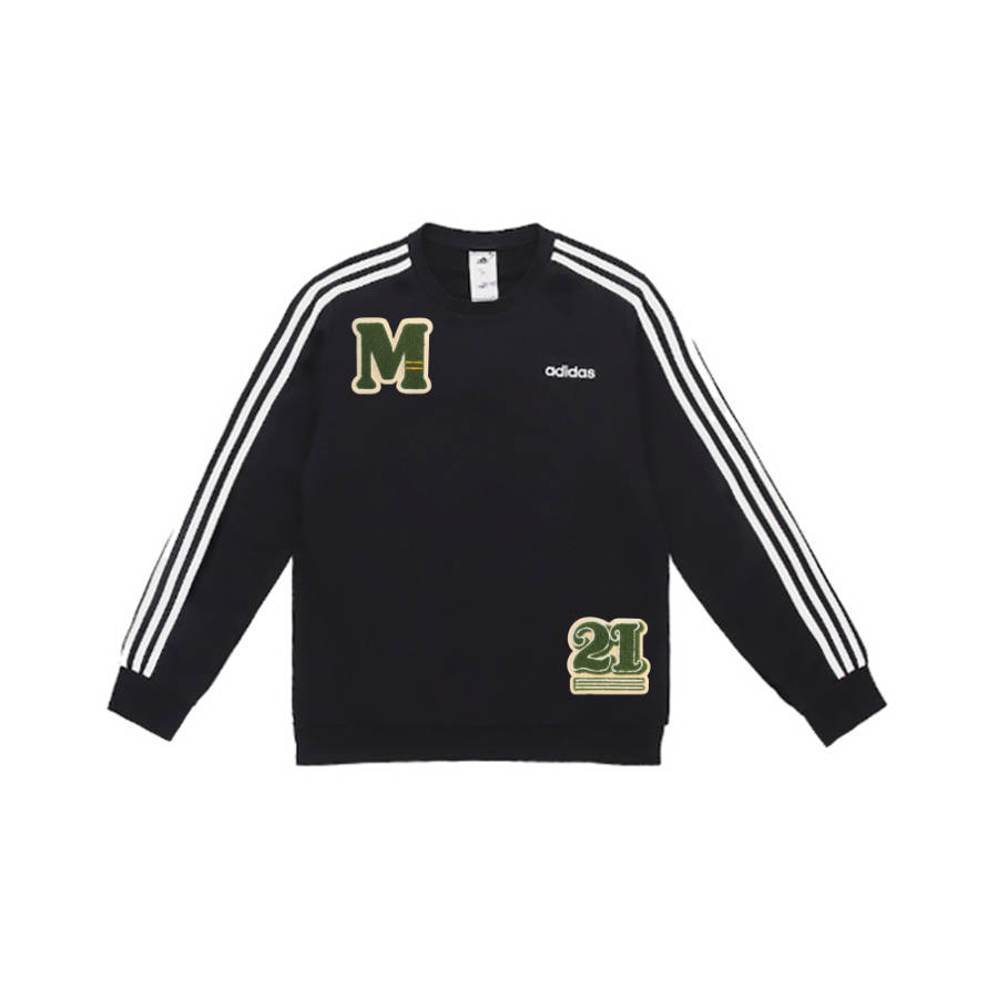 Adidas Adidas Sweatshirts Unisex Black Crew Neck Moderate Regular