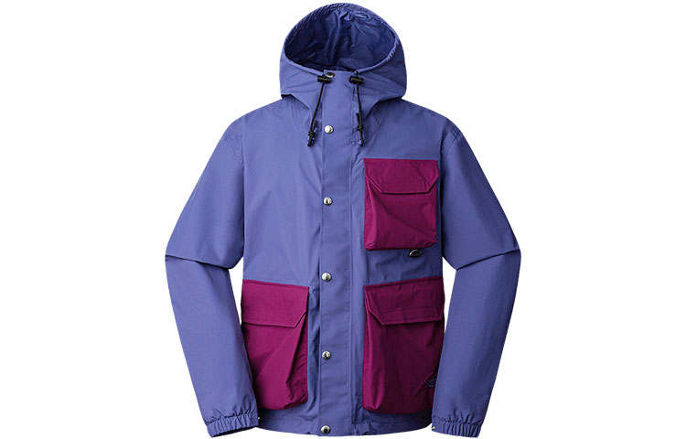 THE NORTH FACE Urban Exploration Outdoor Hiking Waterproof And Windproof Windbreaker Jacket Men's Purple