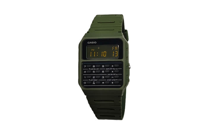CASIO CASIO Custom Collection Quartz Movement Resin Strap Watch Men's Watches Black Dial