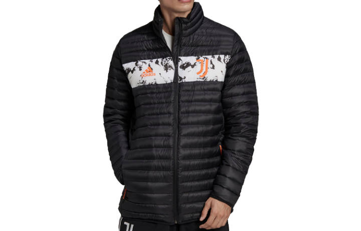 Adidas Adidas Down Jackets Men's Black Stand Collar Moderate Other