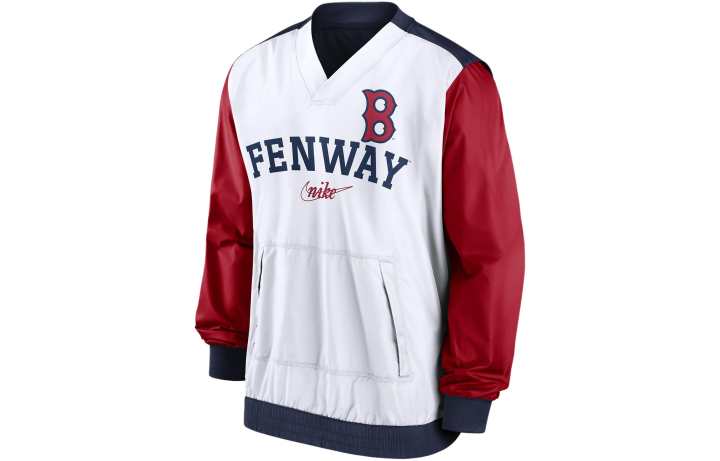 Nike Nike x LB LIANMINGKUAN Nike X MLB Rewind Warm Up Jackets & Coats MLB Boston Red Sox Men's Red