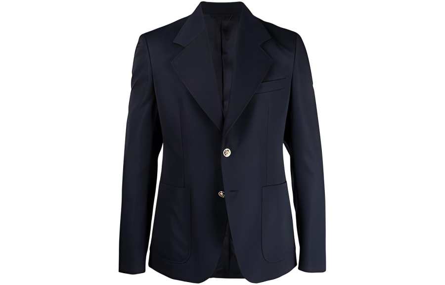 VERSACE VERSACE Business Suit Coat Men's Dark Blue