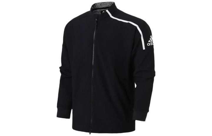 Adidas Adidas Jackets Men's Black Stand Collar Moderate Other