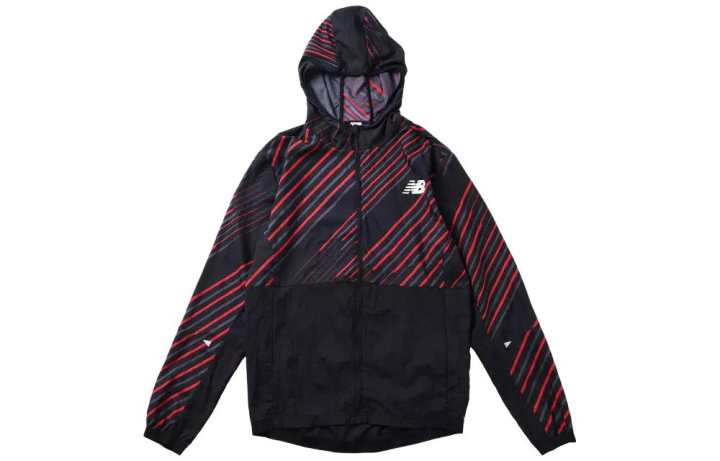 New Balance New Balance Jackets Men's Black Hooded Moderate Other
