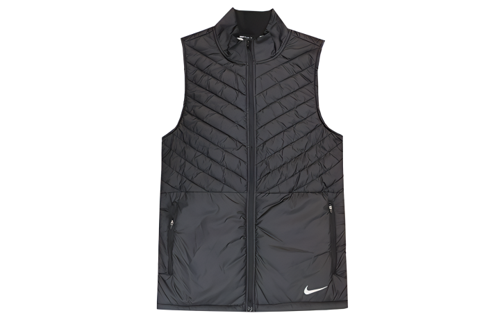 Nike Nike Vests Men's Black Stand Collar Moderate Other