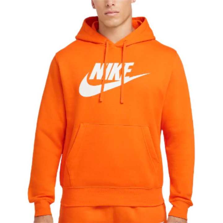 Nike Nike Sweatshirts Men's Orange Hooded Moderate Regular