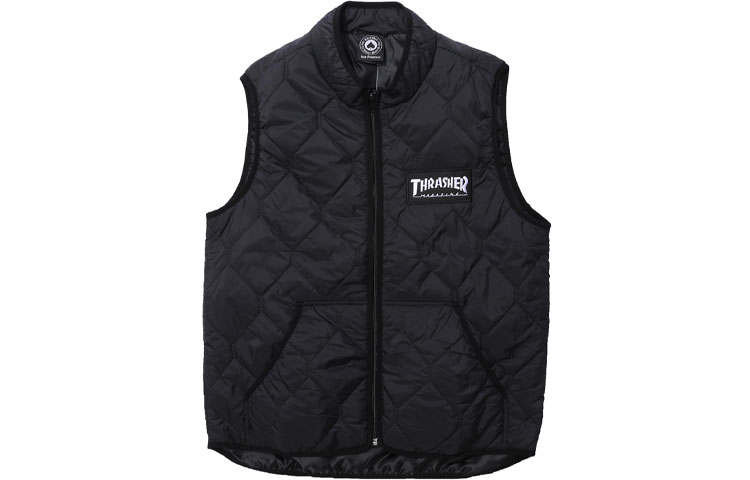 Thrasher Thrasher Vest US Version Unisex Black Gift Recommendation