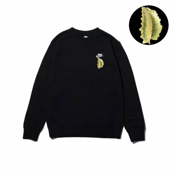 Nike Nike Sweatshirts Unisex Black Crew Neck Moderate Regular