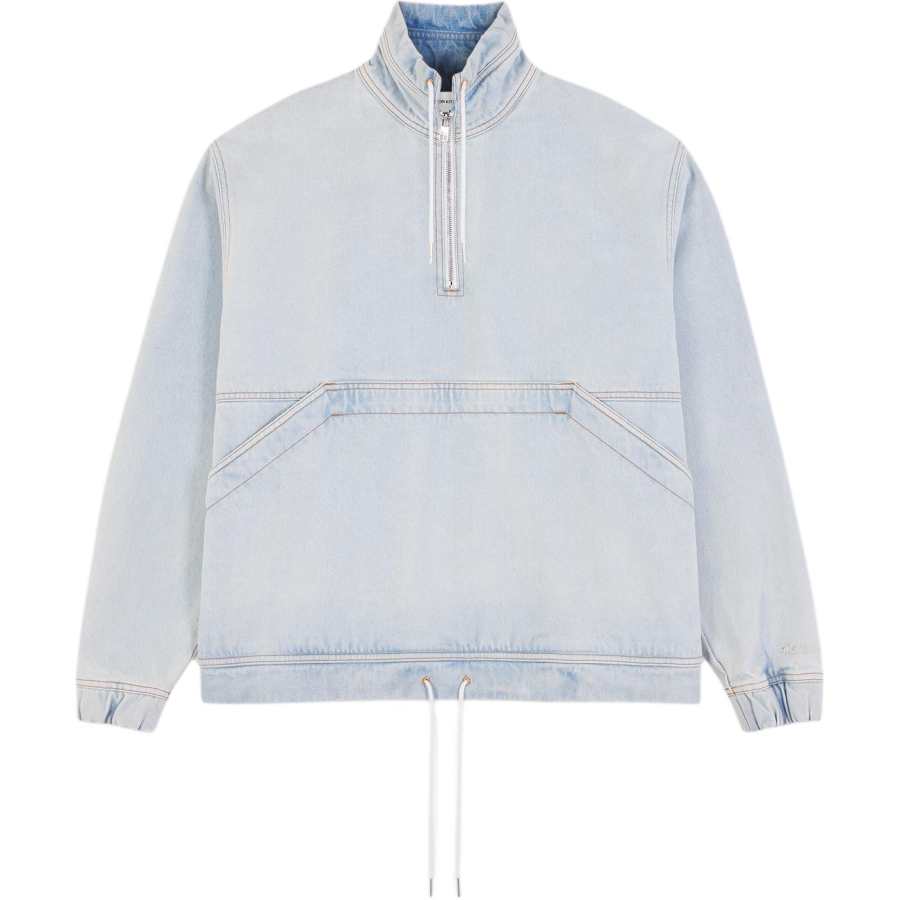 Maison Kitsune Maison Kitsune logo-patch denim jacket