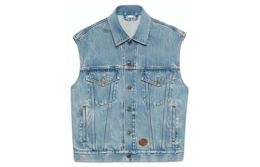 GUCCI GUCCI Distressed Denim Vest