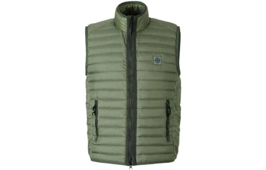 STONE ISLAND STONE ISLAND Compass-patch Quilted Gilet