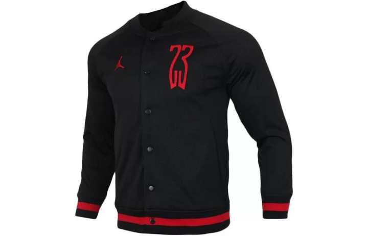 Jordan Jordan X Jordan Jackets Men's Black Baseball Collar Moderate Other