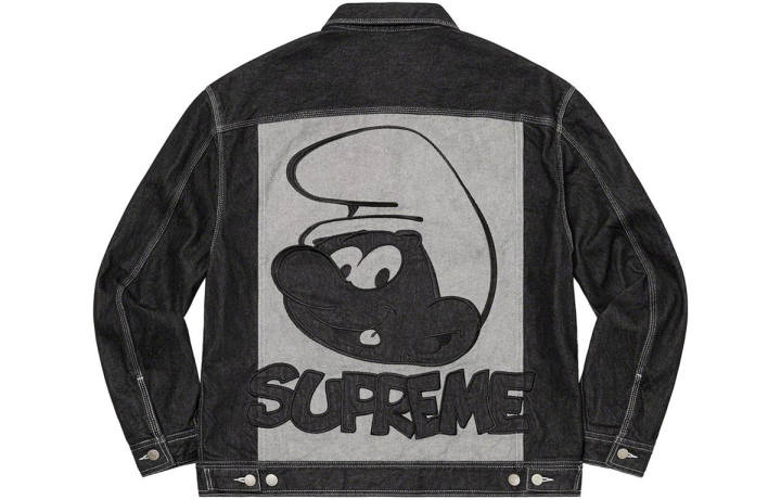 Supreme Supreme x Smurfs denim trucker jacket