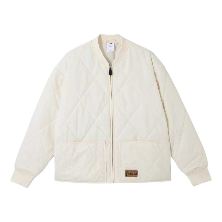 PUMA RETRO REVERIE PADDED BOMBER Jackets & Coats Unisex Almond Candy