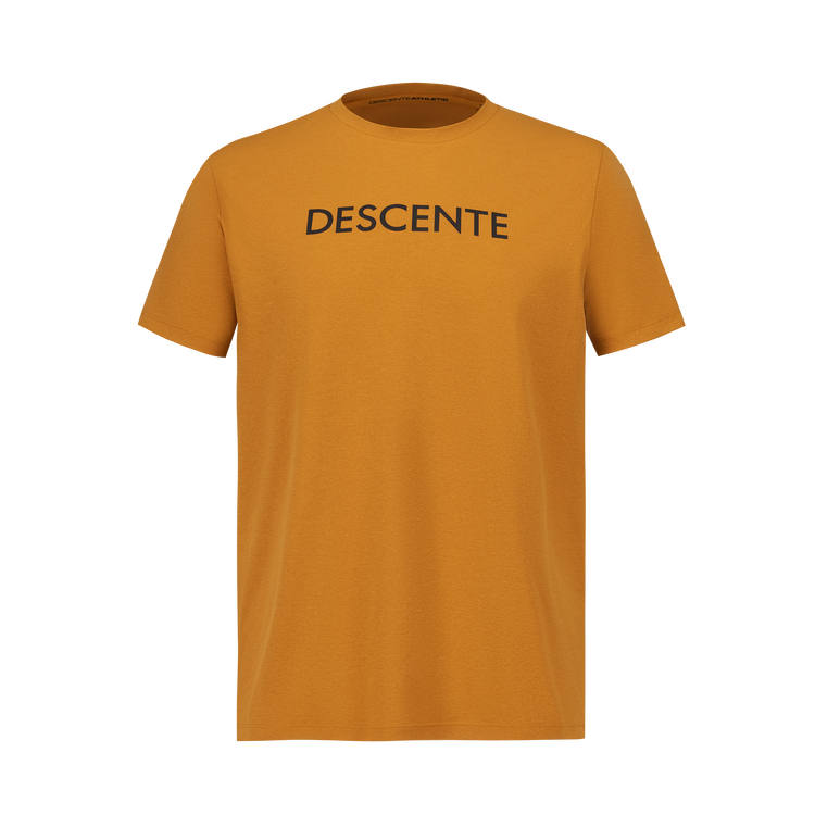DESCENTE T Shirts Men's Crew Neck Moderate Straight Fit