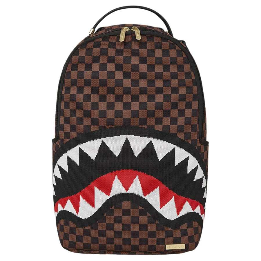SPRAYGROUND SPRAYGROUND PVC Polyvinyl Chloride Backpack Men's Brown