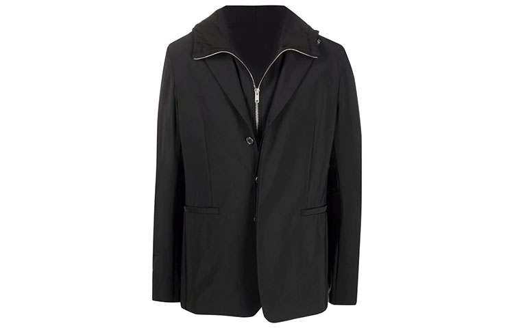 Givenchy Givenchy Removable Layered Hooded Jacket
