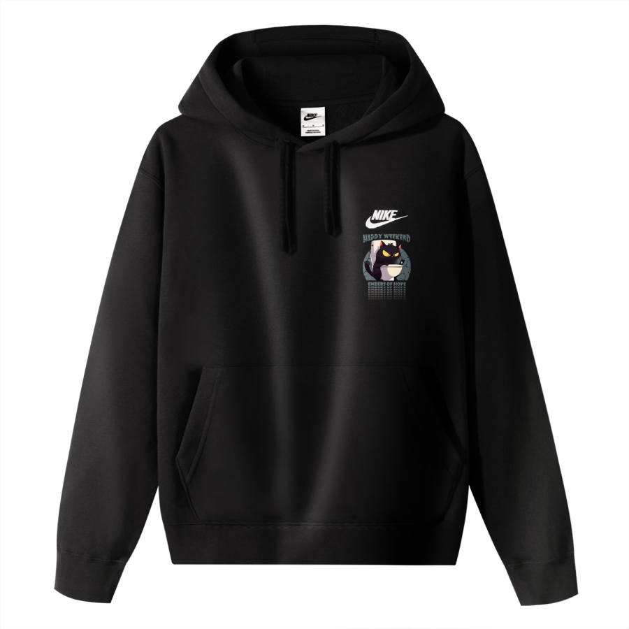 Nike Nike Sportswear Club Fleece Lined On Toilet Cat MINI Brushed Thermal Pullover Hooded Sports Sweatshirt Unisex