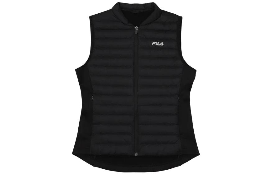 FILA Vests Unisex Black Collarless Moderate Other