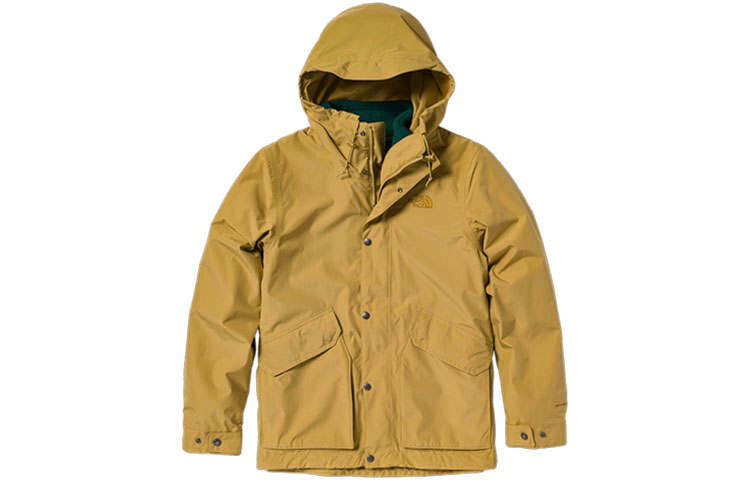 THE NORTH FACE Urban Exploration Waterproof And Windproof To Keep Warm Windbreaker Jacket Men's Yellow