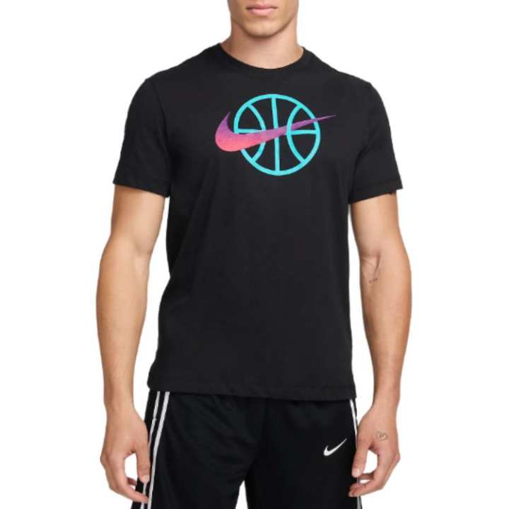 Nike Nike T Shirts Men's Black Crew Neck Moderate