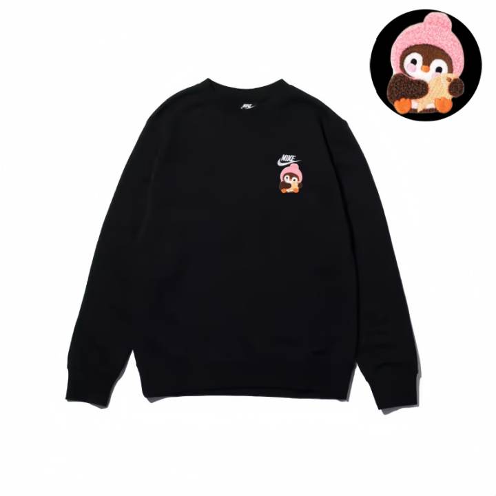 Nike Nike Sweatshirts Unisex Black Crew Neck Moderate Regular