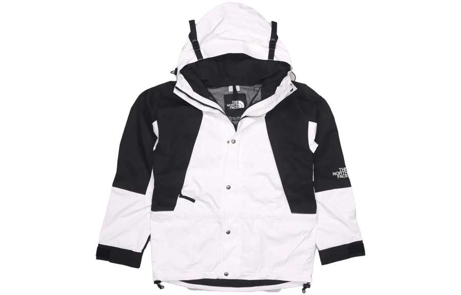 THE NORTH FACE Waterproof, Windproof, And Breathable Windbreaker Jacket Unisex White