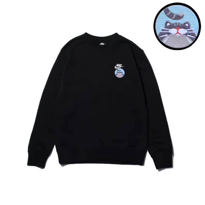 Nike Nike Sweatshirts Unisex Black Crew Neck Moderate