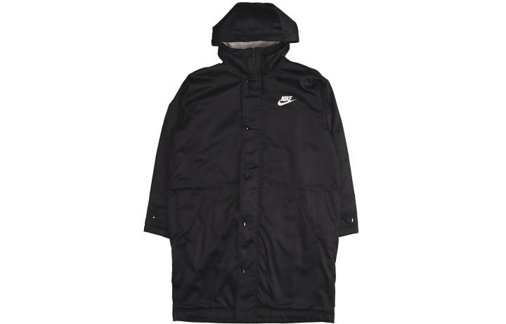 Nike Nike Puffer Jackets Men's Black Hooded Moderate