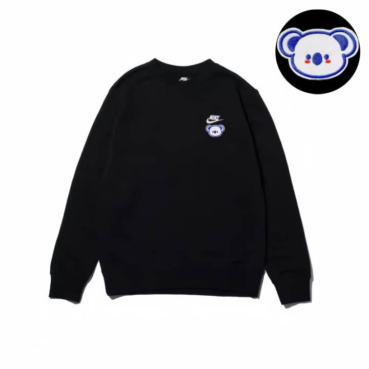 Nike Nike Sweatshirts Unisex Black Crew Neck Moderate Regular