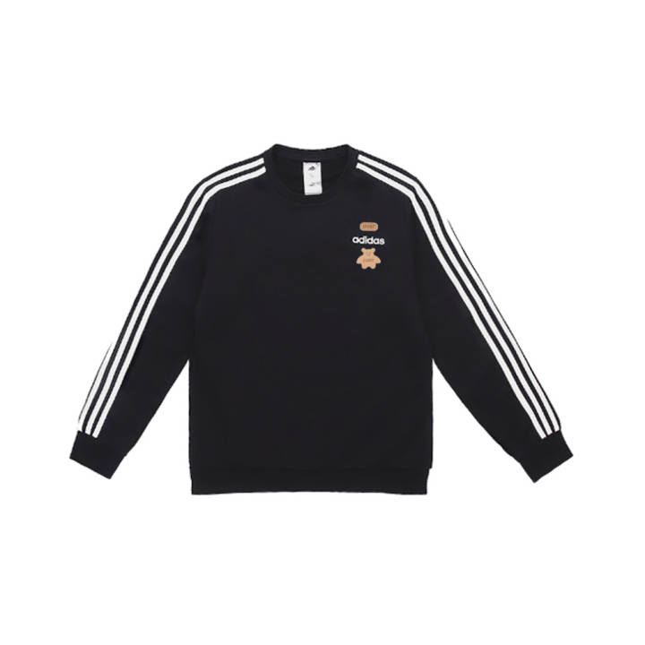 Adidas Adidas Sweatshirts Unisex Black Crew Neck Moderate Regular