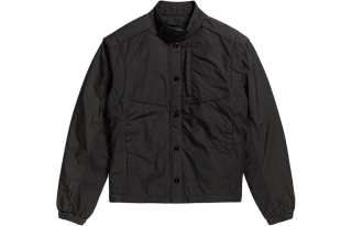 G-STAR RAW G STAR RAW Jackets Men's Pitch Black Stand Collar Moderate Other