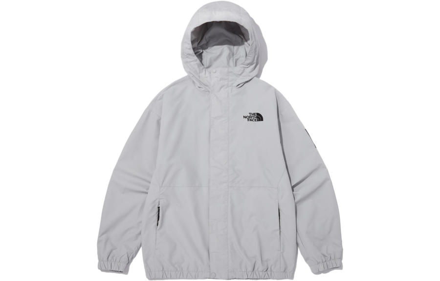 THE NORTH FACE Jackets Men's Light Gray Hooded Moderate Other