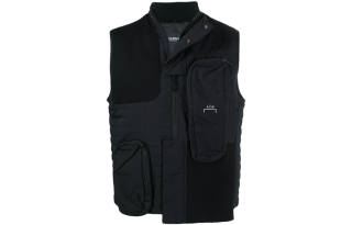 A-COLD-WALL* A COLD WALL* Vests Men's Black Stand Collar Moderate Other