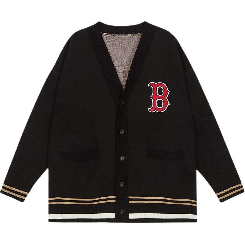 MLB x DISHINI,LIANMINGKUAN Boston Red Sox Knitwear Unisex Black