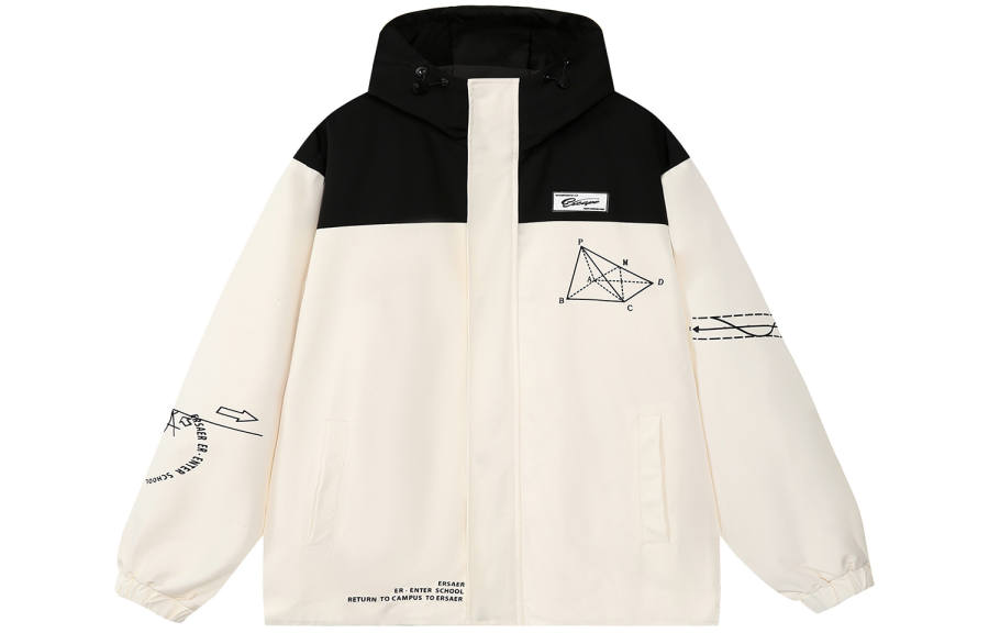ER Windbreaker Jackets Unisex Hooded Moderate