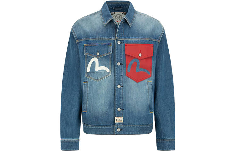 EVISU EVISU SS22 Denim Jacket Men's Denim Blue